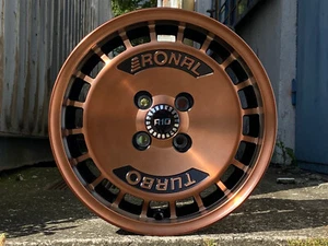 4x Neu RETRO RONAL R10 Turbo 7x15 4x100 ET:28 VW für Golf 1 2 3 BMW E30  - USA - Bild 1 von 14