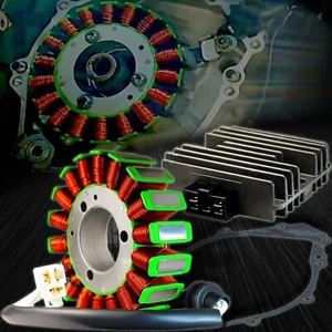 Estator de bobina magnética eMUSA OE + rectificador de voltaje + conjunto de juntas. YZF R1 YZFR1 1998-01 - Imagen 1 de 12