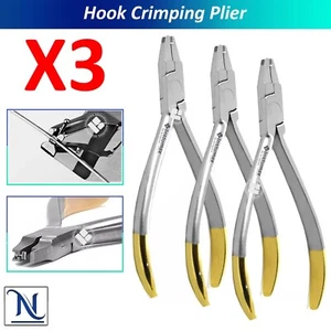 3Pcs Crimpable Pliers TC Tip Orthodontic | Tool for Accurate Archwire Crimping - Picture 1 of 7