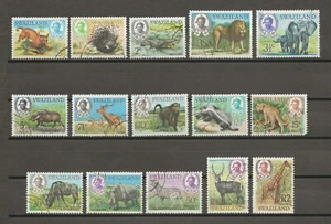 SWAZILAND 1969/75 SG 161/175 USED - Picture 1 of 1