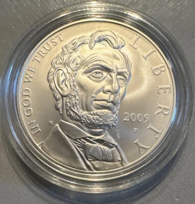 2009 (P) Abraham Lincoln - US Commemorative 90% Silver Dollar Estate (LotA274) - Image 1 of 3