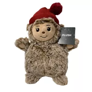 Adorable Plush Larry the Lavea Teddy Bear in Festive Red Hat - 30cm Cuddly Toy - Picture 1 of 1