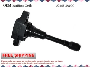Single ignition coil for INFINITI Nissan 1.6L 1.8L 2.0L 2.5L I4 /OEM 22448-JA00C - Picture 1 of 2