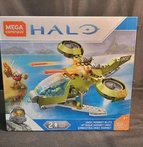 Neu in Verpackung Halo Mega Construx UNSC Hornet Blitz Set GCM44 207 Stck. 2 Figuren Pilot Grunt - Bild 1 von 12