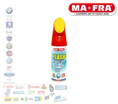 MA-FRA FLASH SPRAY 400ML PULITORE A SECCO CON SPAZZOLA INTERNI AUTO CAMPER H0544