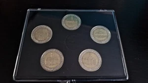 Münzensatz 2 Euro Ludwigskirche Saarland 2008 Deutschland alle Prägestätten - Bild 1 von 5
