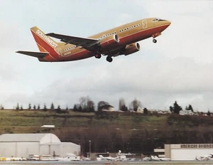 "Immagine promozionale vintage ""Primo Boeing 737-500 consegnato a sud-ovest"" 8,5""x11" - Foto 1 di 2