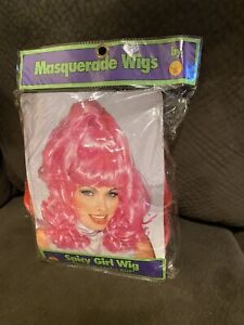 Rubie’s Pink “Spicy Girl” Wig Halloween Cosplay Theater Costume