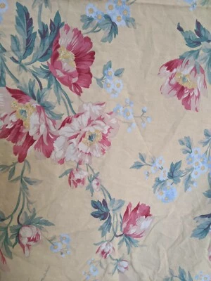 Juego de sábanas planas y ajustables Ralph Lauren para dos rectorías amarillo floral  Foto 1 de 4