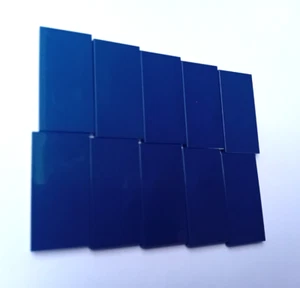 10x New Dark Blue Genuine Lego Tile 2x4 part 87079 - Picture 1 of 1