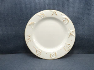 Thomson Pottery Hampton Pattern Rustic Seashells Salad Plate 8 1/4" - Picture 1 of 3