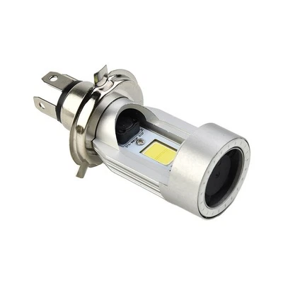 Headlight LED Lights Blue H4 Motorcycle Super Bright 2600lm 6000K 9003 - Image 1 of 4