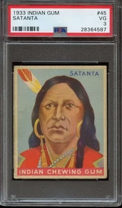 1933 GOUDEY INDIAN GUM #45 SATANTA PSA 3 *DS13786 - Picture 1 of 2