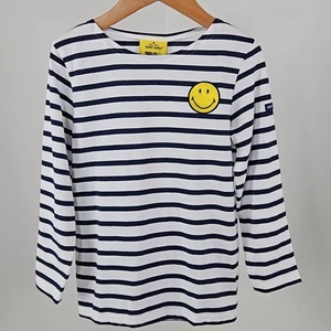 Saint James x Smiley Iconic Sailor Striped Shirt Long Sleeve | Kid's 8 - Picture 1 of 14