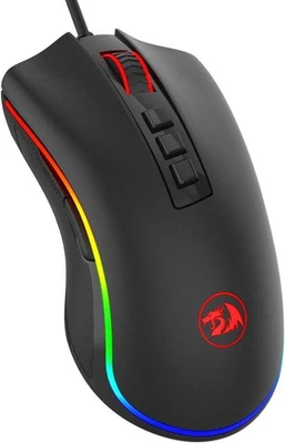 Redragon M711 Cobra RGB Optical Gaming Mouse Black - Image 1 of 4