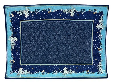 Vera Bradley Vintage Blue Holiday Christmas Placemat - Image 1 of 2