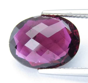 6.46Cts Amazing Natural Rubilite Tourmaline 14.4x11mm Oval Shape Loose Gemstone - Picture 1 of 7
