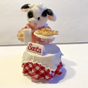 Mary's Moo Moos Christmas Is A Time To Share With Moo 1999 Santa Milk & Cookies - Imagen 1 de 7