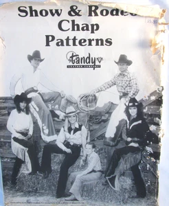 Show And Rodeo Chaps Adult and Junior Sizes Tandy Leather Pattern 2665 Uncut - Picture 1 of 3