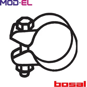 CLAMP EXHAUST SYSTEM 250-351 FOR FORD FOCUS/I/Van/Turnier KA FIESTA/III/Box 1.6L - Picture 1 of 9