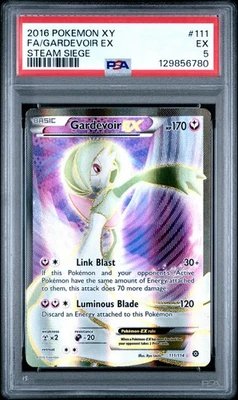 2016 POKEMON STEAM SIEGE GARDEVOIR EX #111 PSA 5 EX #129856780 - Image 1 of 2