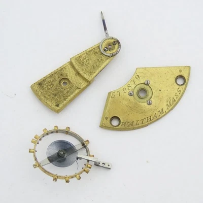 Rueda Equilibrio Completa Waltham Talla 18 Modelo 1857 P. S. Bartlett Foto 1 de 4