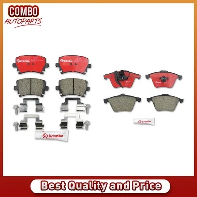 Front Rear Disc Brake Pad Set fits 2005-2009 Audi A4 Quattro - Image 1 of 3