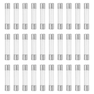 Lot 30 fusibles tube en verre à fusion rapide tension rupture 250V pour voiture - Photo 1/4