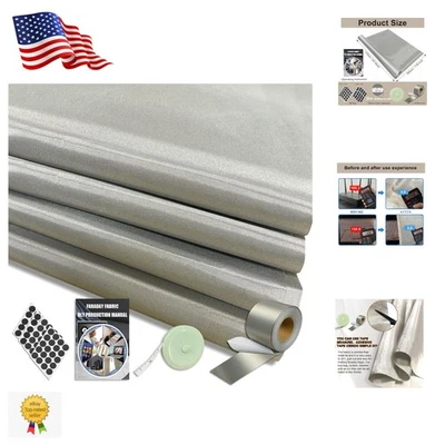 Faraday Set Tessuto e Nastro - 3 Iarde di Protezione Privacy di Grado Militare Mate... - Immagine 1 di 4