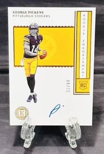 2022 Panini Encased GEORGE PICKENS Rookie Endorsements On Card Auto #32/99 - Picture 1 of 2