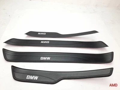 BMW 335i 335xi 328xi 328i E90 2007 sedán juego de molduras de umbral de puerta 4 piezas 51477060279 Foto 1 de 4