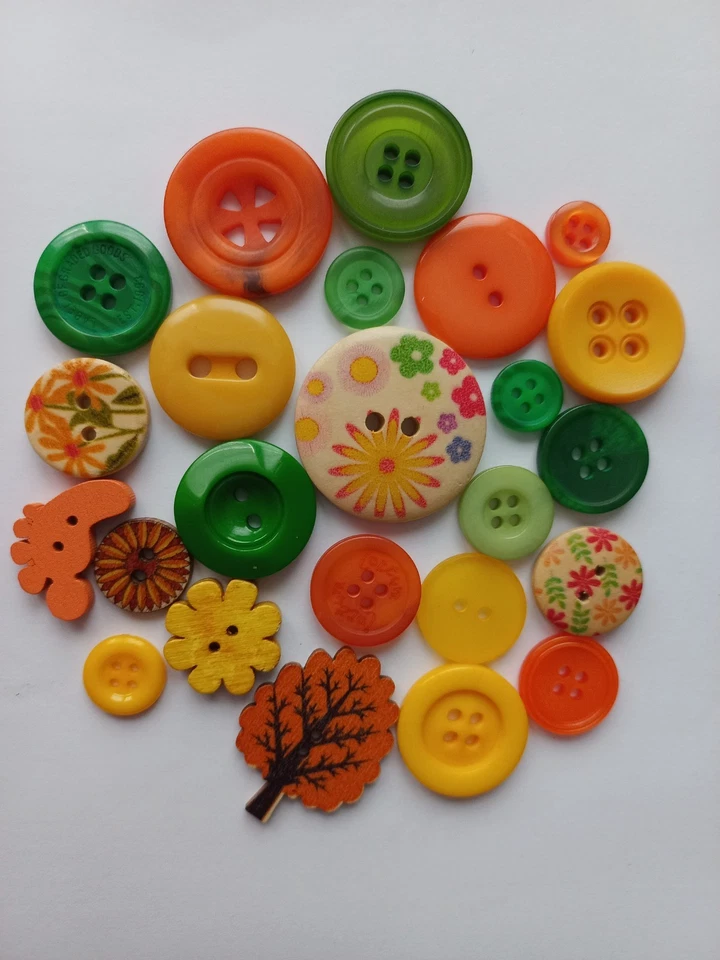Knöpfe bunte Mischung Konvolut Basteln - Bild 1 von 1