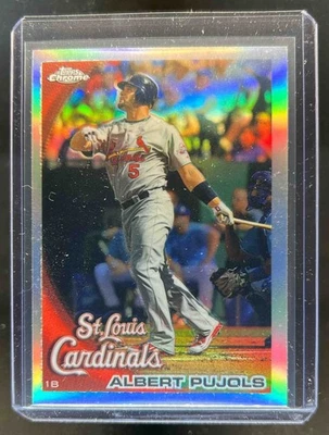 2010 Topps Chrome Albert Pujols Refractor #32 Cardinals - Image 1 of 2
