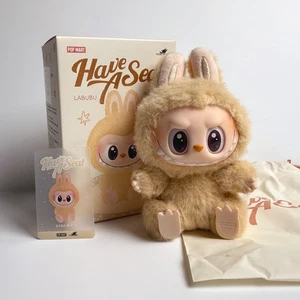*BABA* Authentic Have a Seat Labubu Pop Mart The Monsters Plush Open Box New - Picture 1 of 12
