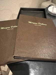 (2) Dansco Albums - Morgan Dollars 1878-1890 & 1891-1921 - 7178 & 7179 - Picture 1 of 11