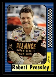 Robert Pressley 1991 Maxx Racing Race Card #147 Alliance Racing *124 - Picture 1 of 2
