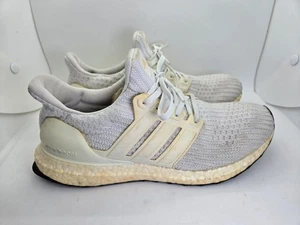 Adidas Ultraboost 4.0 DNA Shoes Womens 8.5 Triple White Running Athletic Sneaker - Picture 1 of 9