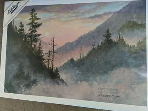 Colors of Evening Smoky Mountain Art Signed limited edition Lee Roberson 16 - Picture 1 of 2