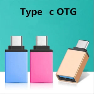 USB 3.0 Female to USB 3.1 Type C Male Converter USB-C OTG Adapter Aluminium - Picture 1 of 6