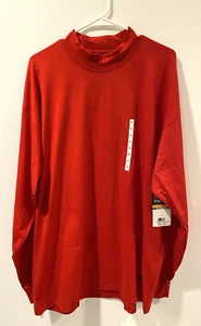 Wilson Men's XL Performance Turtleneck NWT Long Sleeves 100% Cotton Ribbed Cuffs - Picture 1 of 9