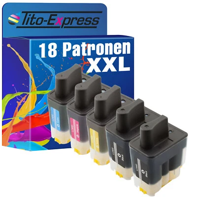 18 Patronen XL PlatinumSerie für Brother LC-900 DCP-105C DCP-110C DCP-115 C DCP- - Bild 1 von 2