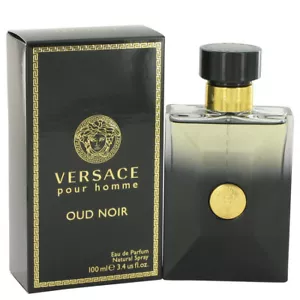 Versace Pour Homme Oud Noir Men's Cologne 3.4oz/100ml EDP Spray - Picture 1 of 4