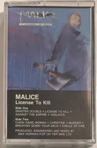 Malice - License To Kill Cassette 1987 Atlantic Records – 81714-4 - Picture 1 of 2