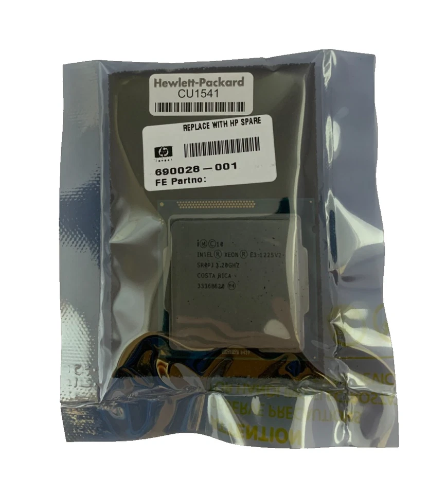 Intel Xeon E3-1225V2 3.20GHz Quad Core Processor CPU SR0PJ 690028-001 - Image 1 of 2