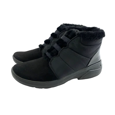 Bota Bzees Golden Puff al tobillo negra imitación piel tela elástica mujer 10 Foto 1 de 4