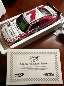 REGAN SMITH "SIGNED" #7 NATIONWIDE CHILDRENS ACTION 1/24 2013 CAMARO NICE 648!!! - Picture 1 of 2