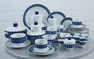 Winterling Marktleuthen Bavaria Porzellan blaue Prilblumen verschiedene Teile - Bild 1 von 4