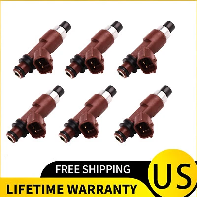 Juego de 6 inyectores de combustible para 16611AA700 2005 2006 2007-2009 Subaru Outback Foto 1 de 4