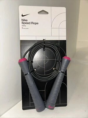 Nike Speed Rope Entrenamiento Negro/Rosa Llave Hexagonal Incluida NUEVO UNISEX Foto 1 de 4