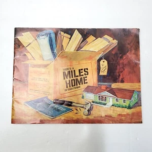 Miles Precision Cut Homes Booklet House Plans Catalog Vintage 1970s - Bild 1 von 9